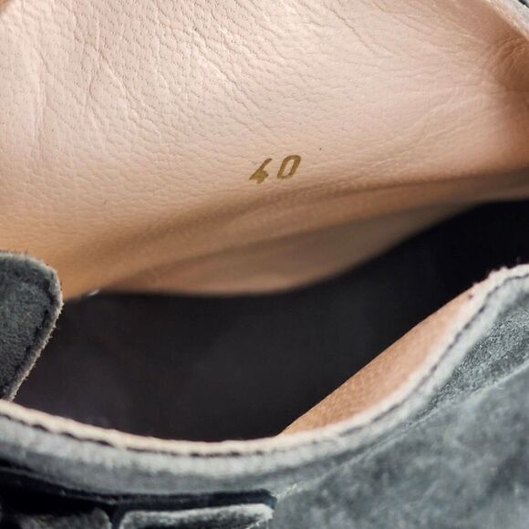 Elyse Walker Women's Lesley Suede Espadrille US 9.5 Dark Midnight Wedge Sandals - Picture 11 of 11